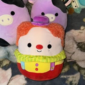 Bimbi the clown squishmallow NWT